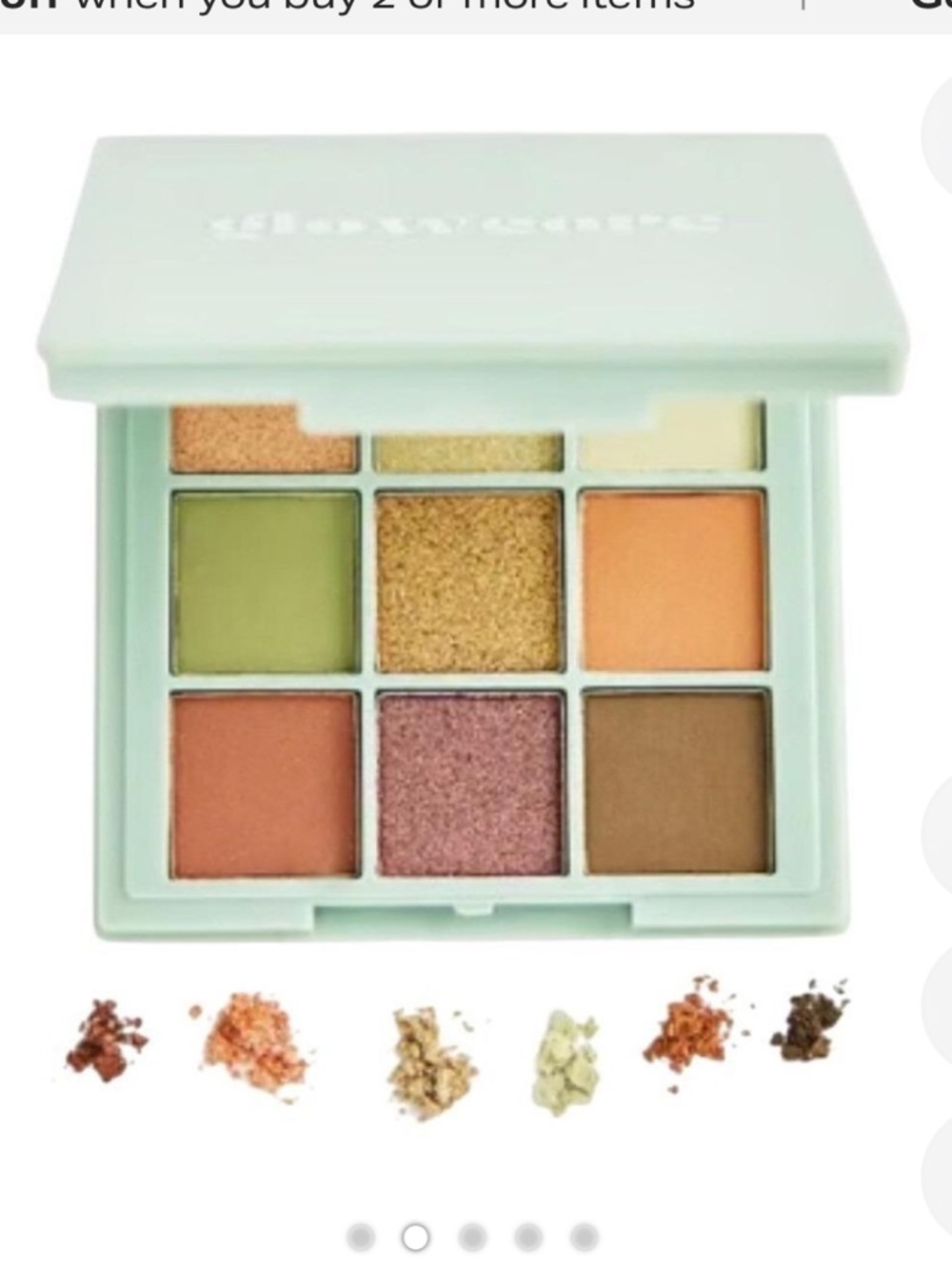Glowcore Mystic Earth 9-Shade Eyeshadow Palette - Green & Earth Tones